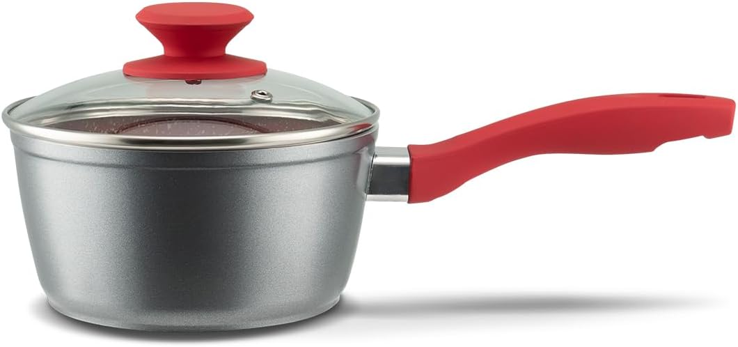 Panela Redstone com Tampa de Vidro 1,4L