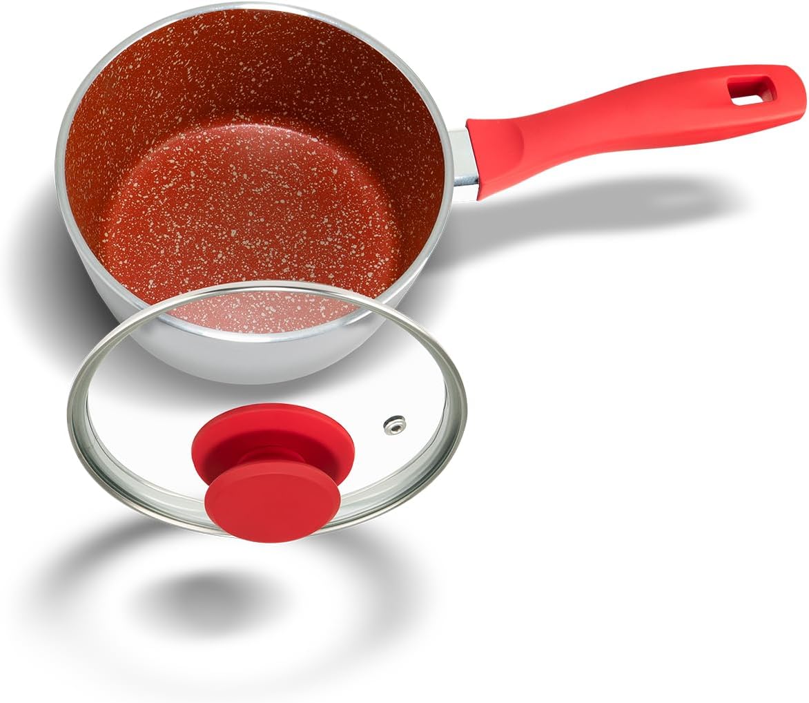 Panela Redstone com Tampa de Vidro 1,4L