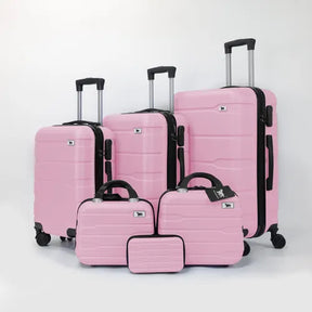 Kit com 3 Malas + 3 Bolsas de Mão Premium
